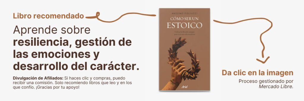 Imagen para promoción del libro Como ser un estoico, escrito por Massimo Pigliucci.