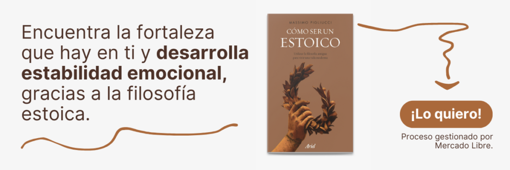 Banner del libro Cómo ser un estoico